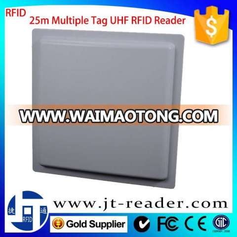 Iso18000-6C 20M Long Distance Impinj R2000 Chip Multiple Tags Reading Uhf Rfid Card Reader Writer For School Attendance System